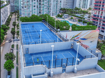 Tennis and padel courts